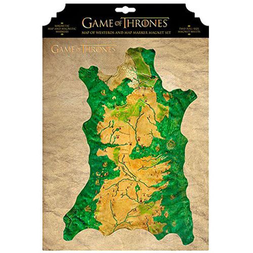 Game of Thrones Westeros magnetna mapa slika 1