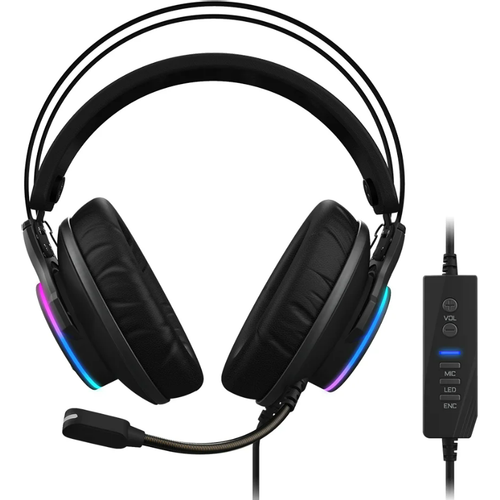 Gigabyte AORUS H1 Gaming Headset, Virtual 7.1 Channel Support, 50mm Drivers, RGB Lighting slika 2