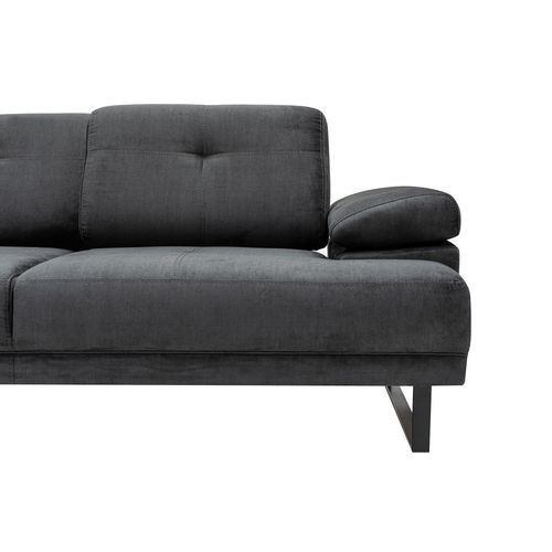 Atelier Del Sofa Kutna garnitura, Antracit, Mustang Small Left - Anthracite slika 12