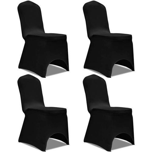 Rastezljiva navlaka za stolice 4 kom Crna boja slika 17