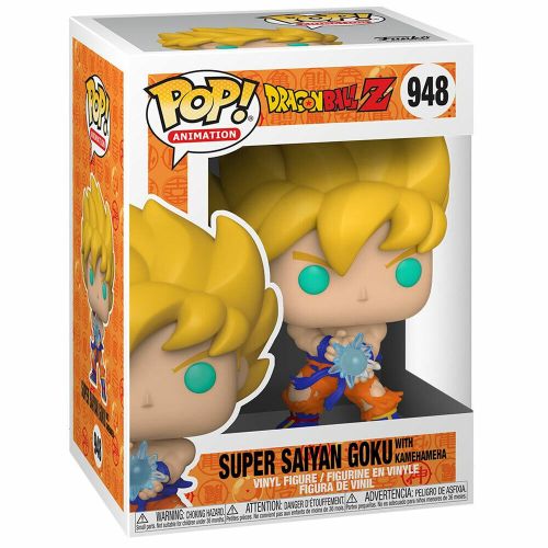 POP figura Dragon Ball Z Serija 9 Super Saiyan Goku s Kamehameha Valom slika 3