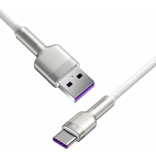 USB kabel za USB-C Baseus Cafule 66W 1m (bijeli) slika 4