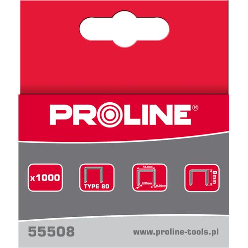 PROLINE KLAMERICE TIP 80 12MM 12,9*0,95MM 1000KOM 55512 slika 1