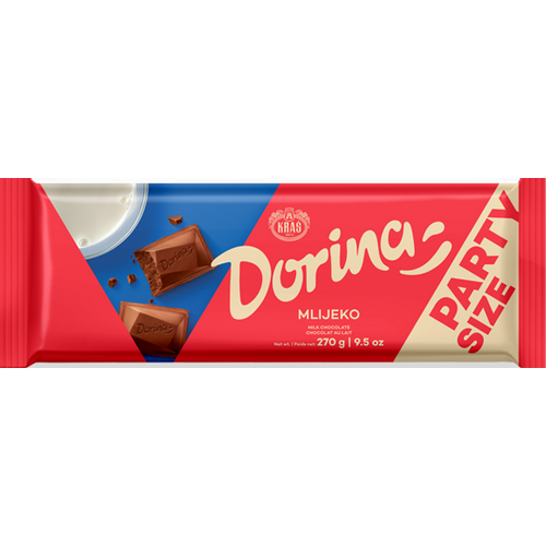 Kraš Dorina mliječna čokolada 250 g  slika 1