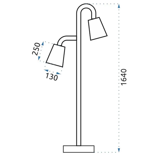 TOOLIGHT Samostojeća svjetiljka APP924-2F slika 3