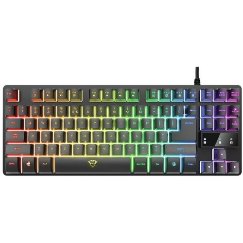 Tastatura TRUST GXT833 THADO žična RGB gaming crna slika 1