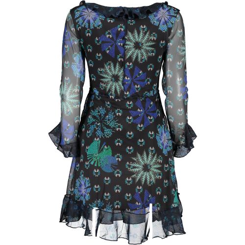 DESIGUAL BLACK WOMEN'S SHORT DRESS slika 2