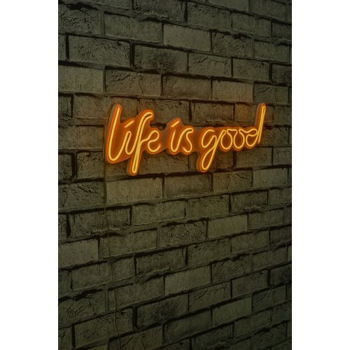 Wallity Ukrasna plastična LED rasvjeta, Life Is Good - Yellow slika 10