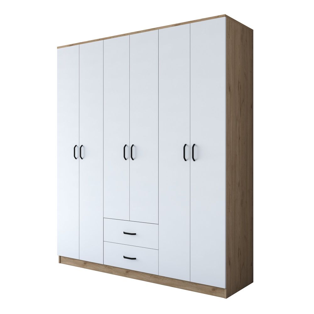Ormar BA113 - 2337 Walnut u Bijeloj Boji slika 5