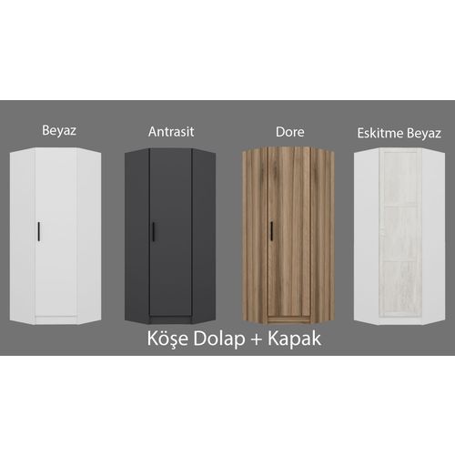 Woody Fashion Garderoba, Kale 1 White - 190 slika 1