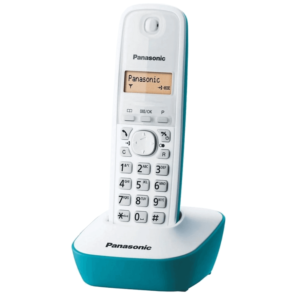 Panasonic Telefon bežični, LED display, bijelo/plavi - KX-TG1611FXC slika 1