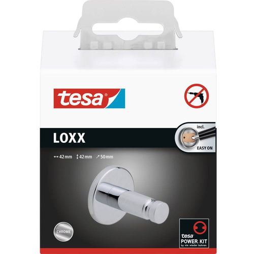 tesa® LOXX kuka za ručnike kromirana bez bušenja tesa  LOXX kuka za ručnike  ljepilo metal slika 3