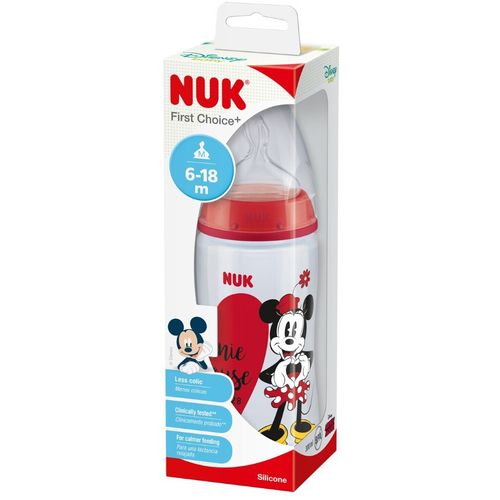 Nuk fc+ bočica Mickey/ Minnie 300 ml 6-18m sort slika 8