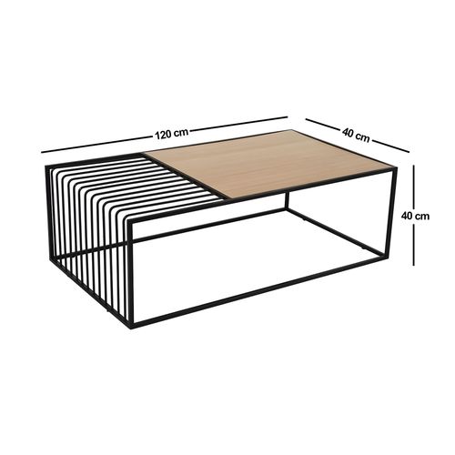 Riley - Walnut Walnut Coffee Table slika 10