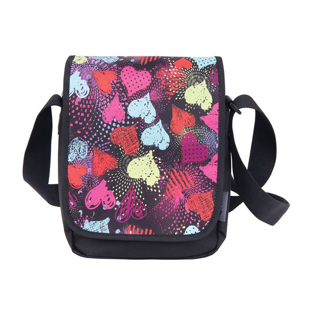 TORBICA PULSE CITY BLACK HEARTS 121289 slika 1
