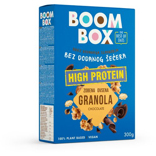 BOOM BOX OVSENA GRANOLA High Protein Čokolada 300g slika 1