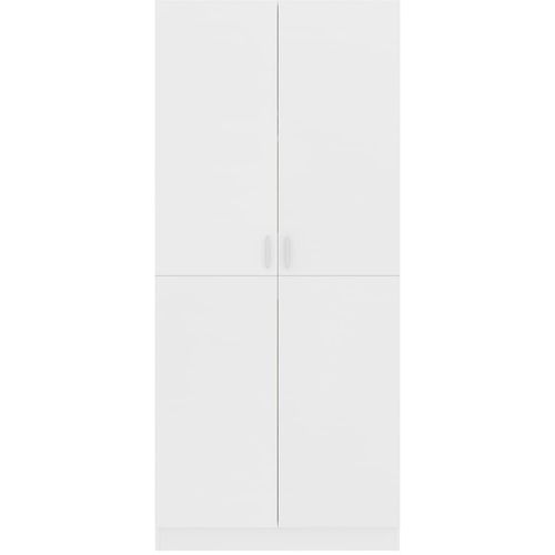 Ormar bijeli 80 x 52 x 180 cm od konstruiranog drva slika 18