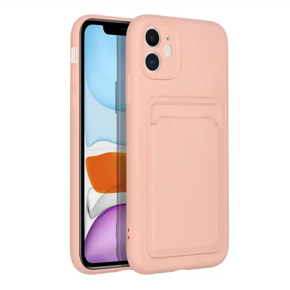 Card Case Silikonska torbica sa držačem kartica za iPhone 11 slika 8