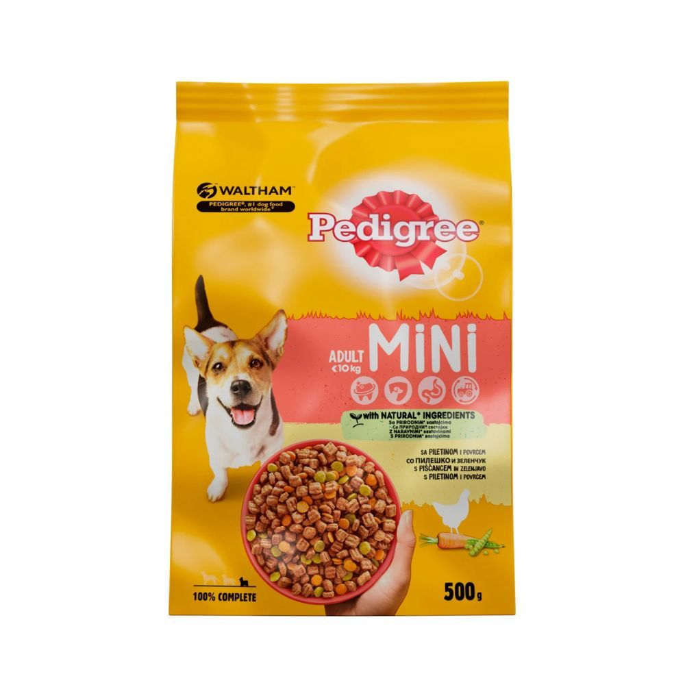 Pedigree Mini perad, povrće i riža 500 g slika 1