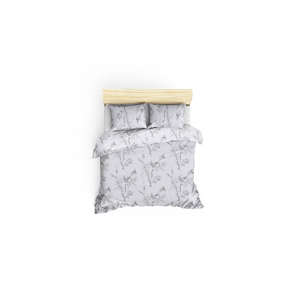 Cicory - White White
Green Ranforce King Quilt Cover Set (DE) slika 3