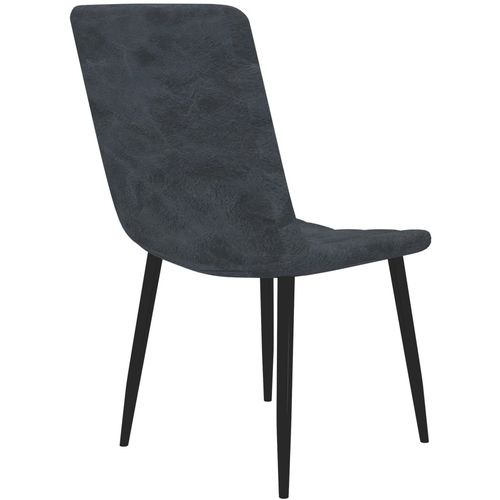 Blagovaonske stolice od umjetne kože 6 kom crne slika 45