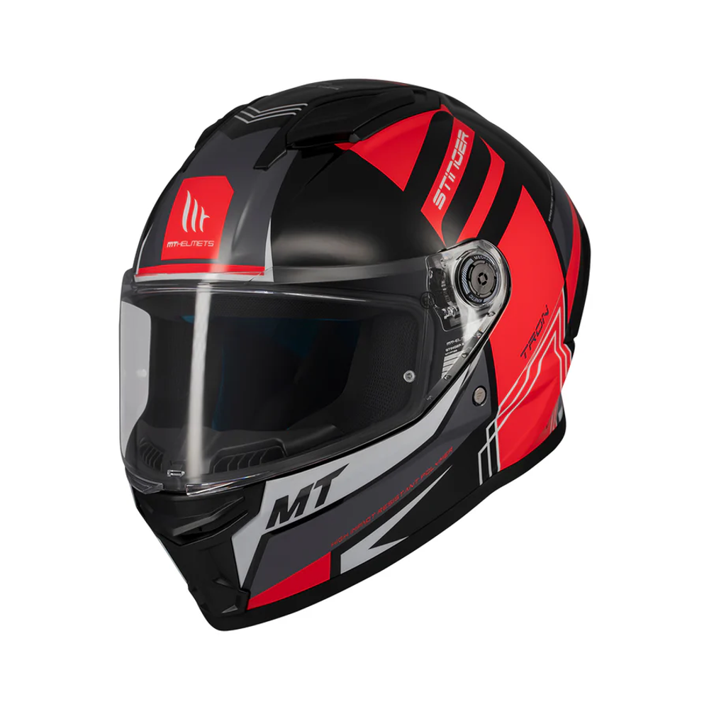 MT Helmets vizir za moto kacigu Stinger 2 Tron B15 Gloss slika 6