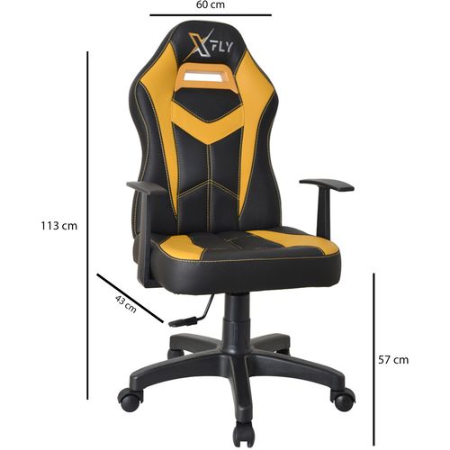 XFly Machete - Yellow Yellow
Black Gaming Chair slika 2