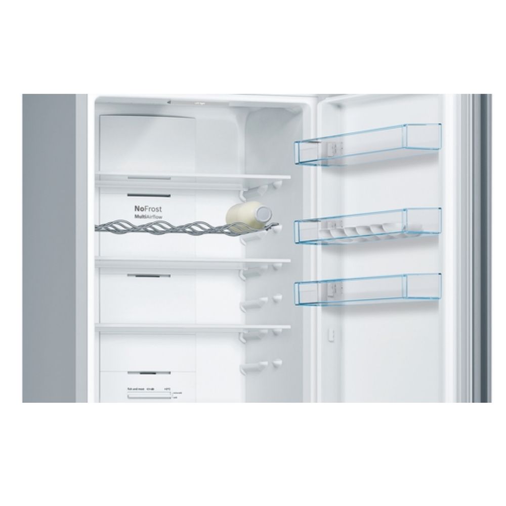 BOSCH Samostojeći Serie 4|No Frost, 203 X 60, INOX H:279L, Z:86L, 203CM, 39dB, slika 4