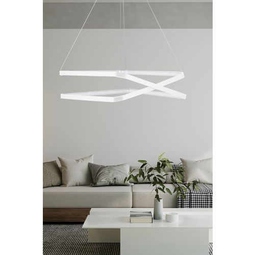 Starway - White, Yellow Light White Chandelier slika 1