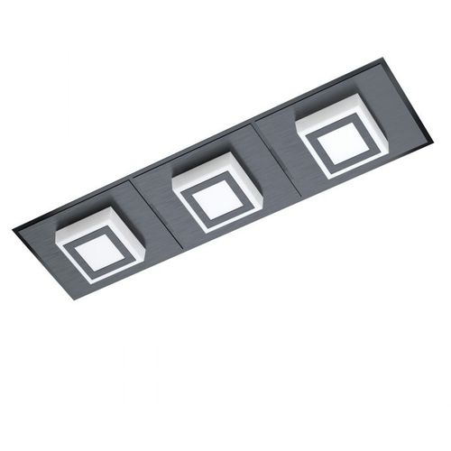 Eglo Masiano 1 zidna/plafonjera/3, led, 3x3,3w, 3x340lm, crna/aluminijum/čelik  slika 1