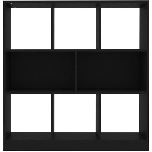 Ormarić za knjige crni 97,5 x 29,5 x 100 cm od iverice slika 17