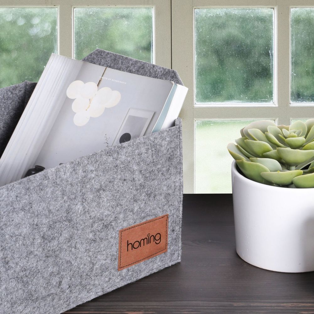 Siva filcana korpa HMY - 6259 slika 2