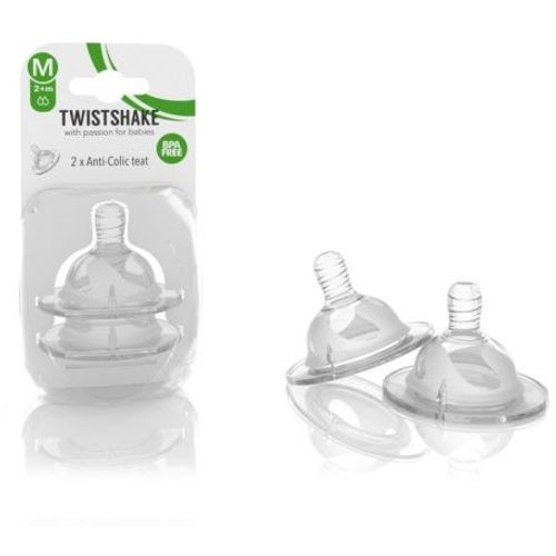 Twistshake sisač Anti-Colic Teat Small M 2+m slika 2