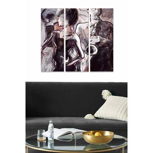 Dekorativna Slika od MDF-a u Više Boja (Set od 3 Komada) - MDF119307076