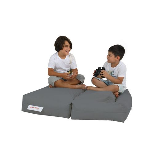 Atelier Del Sofa Vreća za sjedenje, Kids Double Seat Pouf - Fume slika 5