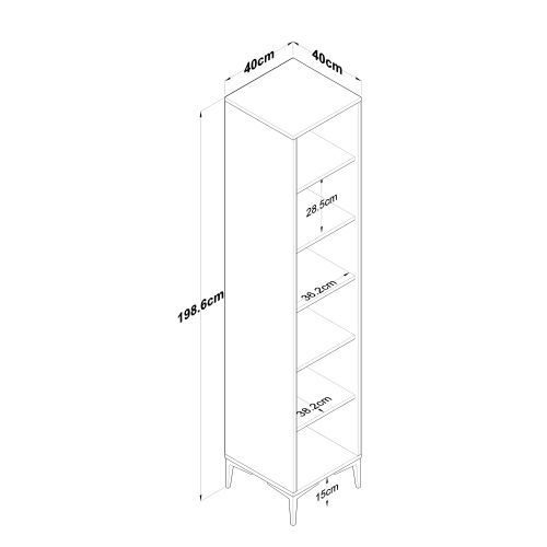 JE111 - 2949 White Multi Purpose Cabinet slika 13