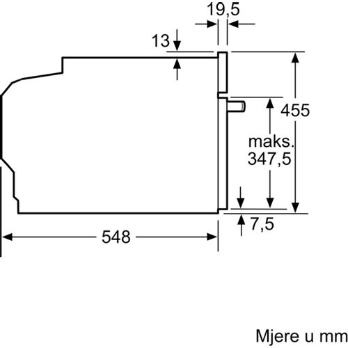 Bosch kompaktna pećnica s funkcijom mikrovalova CMG7361B1 slika 11