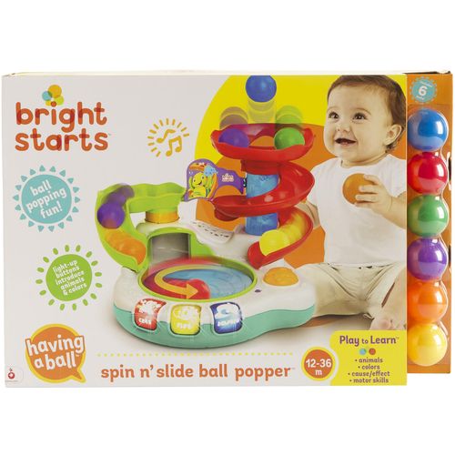 Kids ii tobogan s lopticama spin&amp;slade ball popper slika 13