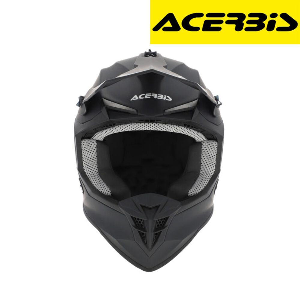 Zatvorena - full face off road kaciga za motor Acerbis Linear 2206 Solid - Metalik crna vel.L slika 2