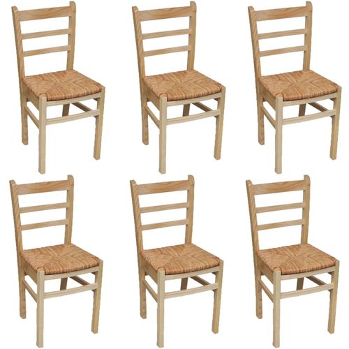Blagovaonske stolice 6 kom od borovine slika 29