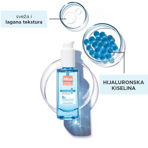 Mixa Hyalurogel serum za lice za osetljivu kožu 30ml slika 6
