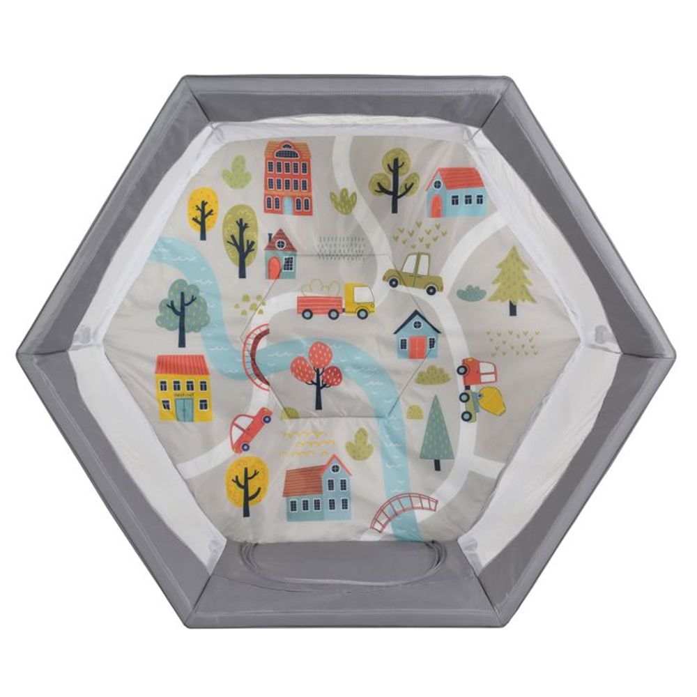 Cangaroo Ogradica za igranje ​​Playbox, Siva slika 3