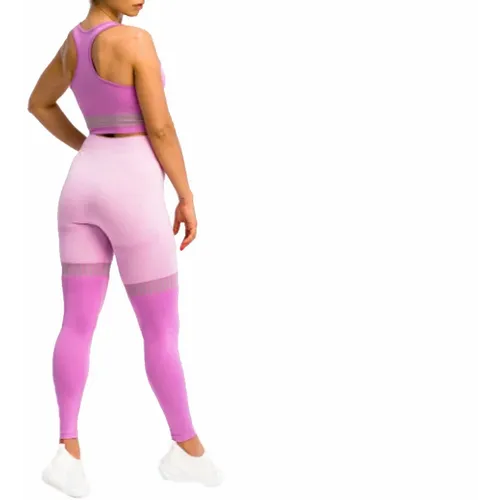 Gymhero tajice stripes mauve slika 10