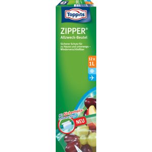 Toppits vrećice Zipper 1L/12 kom (s zatvaračem)