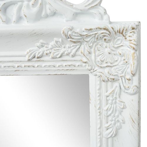 Samostojeće Ogledalo Barokni stil 160x40 cm Bijela boja slika 11