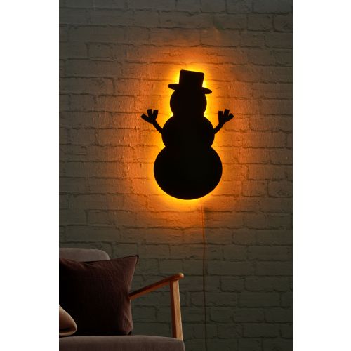 Wallity Ukrasna LED rasvjeta, Snowman 2 - Yellow slika 3