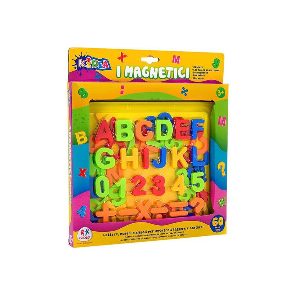 GLOBO Magnetna slova/brojevi/simboli 67kom slika 1