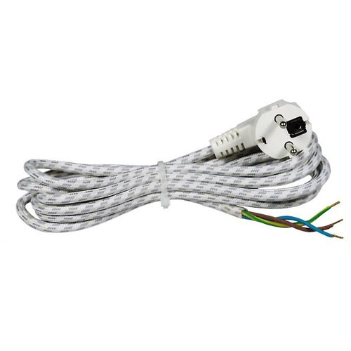 Priključni kabl za peglu 6A 250V 1300W 2m          H03RT-H 3G0,75 slika 1