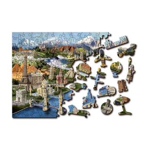 Wooden City Drvene puzzle - znamenitosti M