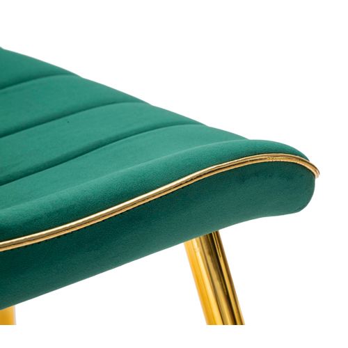 Mauro Ferretti Stolica Paris verde-gold set 2 kom cm 51x59x79 slika 7